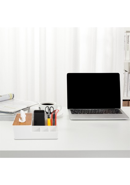 Ofis Masaüstü Kırtasiye Saklama Mendil Kutusu Ev Pp Malzeme Masaüstü Doku Kozmetik Saklama Kutusu (Yurt Dışından) indirimleri