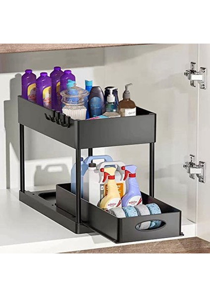 Organizatörler ve Depolama, Kancalı Banyo Organizatörü, 2 Katlı Banyo Dolabı Organizatörü (Yurt Dışından) fiyatları