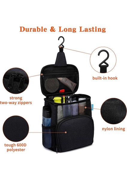 Taşınabilir Duş, Üniversite Yurt Odası Banyo Için Temel Malzemeler Çantası, Metal Kancalı Hızlı Kurutma, Seyahat Duş Çantası (Yurt Dışından) modelleri