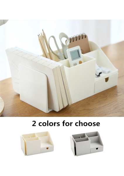 Bej Kozmetik Saklama Kutusu Maskesi - Kapasiteli Masaüstü Sonlandırma Depolama Raf Masası Cilt Bakım Ürünleri Için Saklama Kutusu (Yurt Dışından) modelleri