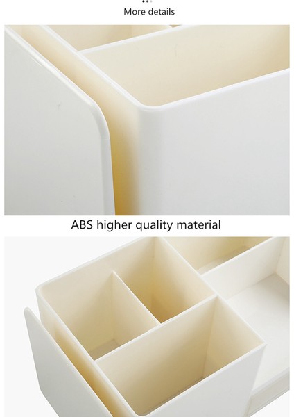 Bej Kozmetik Saklama Kutusu Maskesi - Kapasiteli Masaüstü Sonlandırma Depolama Raf Masası Cilt Bakım Ürünleri Için Saklama Kutusu (Yurt Dışından) fırsatları