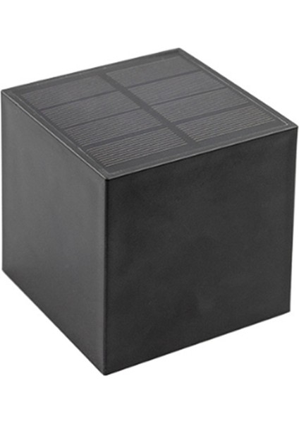 Güneş Işığı-Açık Bahçe Kare Duvar Lambası Güneş Işığı Sensörü Su Geçirmez Avlu Yard Balkon Çit Dekorasyon Lambası (Yurt Dışından)