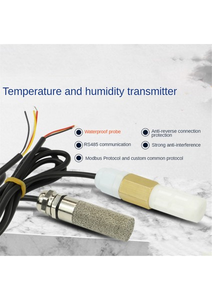 DC5-28V RS485 Sıcaklık ve Nem Verici Modbus XY-MD03 Kollektör Sıcaklık ve Nem -Metal Kafa (Yurt Dışından)