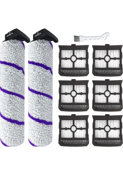 S1 / YJSC001 Elektrikli Süpürge Yedek Yedek Parça Aksesuarları Rulo Fırça Hepa Filtre, 9 Adet (Yurt Dışından)