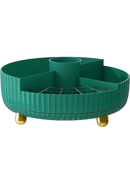 Vanity Için Dönen Makyaj Organizatörü - Banyo Organizatörü ve Kozmetik Için Tembel Organizatör Parfüm Organizatör Depolama B (Yurt Dışından)