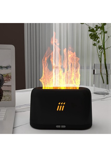 Kokulu Difüzör Hava Nemlendirici Ultrasonik Serin Mist Maker Sisleyici LED Uçucu Yağ Alev Lambası Difüzör (Yurt Dışından) modelleri