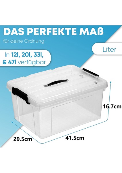 Kapaklı Saklama Kutuları, 3'lü Set, Düzenleme ve Depolama Için Modern Istifleme Kutuları, Son Derece Sağlam (Yurt Dışından) fırsatları