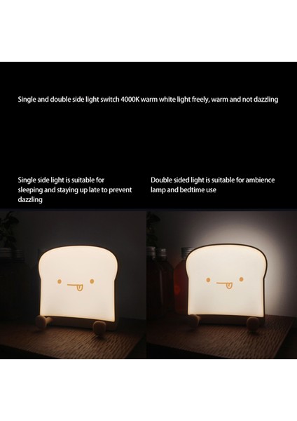 LED USB Lamba Renkli Silikon Gece Lambası Sevimli Mini Yumuşak Karikatür Lambalar Çocuk Yatak Odası Bebek Açgözlü (Yurt Dışından)