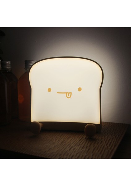 LED USB Lamba Renkli Silikon Gece Lambası Sevimli Mini Yumuşak Karikatür Lambalar Çocuk Yatak Odası Bebek Açgözlü (Yurt Dışından)