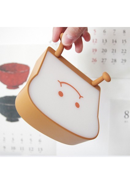 LED USB Lamba Renkli Silikon Gece Lambası Sevimli Mini Yumuşak Karikatür Lambalar Çocuk Yatak Odası Bebek Açgözlü (Yurt Dışından)