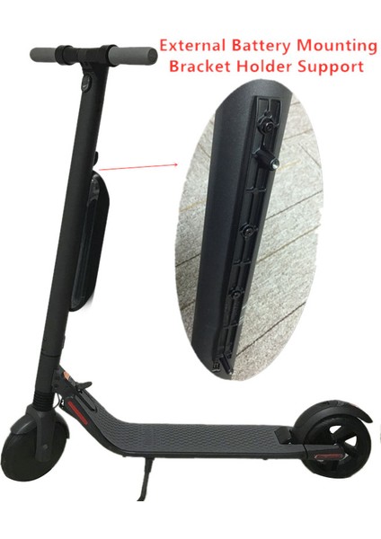 Ninebot Es2/es4 Için Elektrikli Scooter Harici Pil Montaj Braketleri Aksesuarları (Yurt Dışından)
