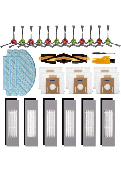 Deebot Ozmo T8 T9 Serisi T8 Max T8 N8 Pro/n8 Pro+ Robot Süpürge Için Aksesuar Kitinin Değiştirilmesi (Yurt Dışından)
