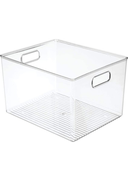 29X20X15CM Akrilik Şeffaf Buzdolabı Saklama Kutusu Masaüstü Yurdu Banyo Saklama Kutusu (Yurt Dışından)