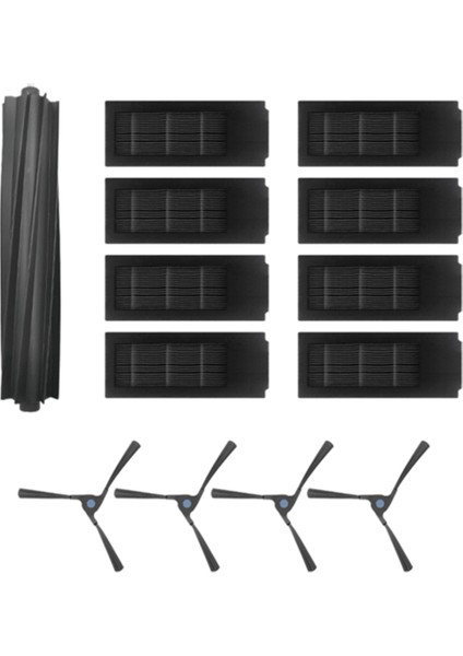 Deebot X2 Pro Elektrikli Süpürge Süpürme Robotu Aksesuarları Için Rulo Fırça Yan Fırça Filtresi (Yurt Dışından)