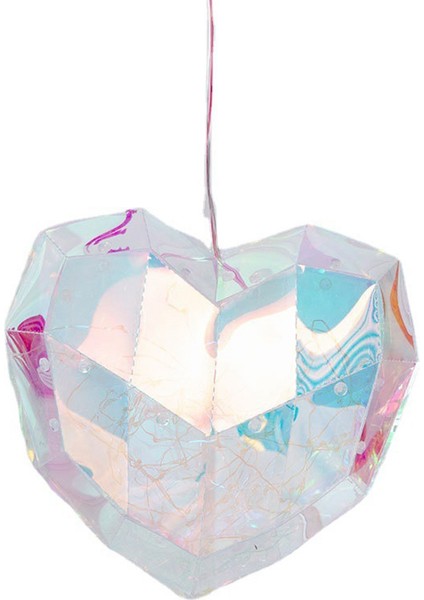 Çocuklar Için Kalp Gece Lambası, Çocuk Erkek Kız Için USB Illusion Gece Lambası Hediyeler (Yurt Dışından)