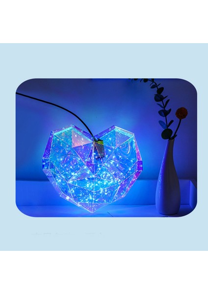Çocuklar Için Kalp Gece Lambası, Çocuk Erkek Kız Için USB Illusion Gece Lambası Hediyeler (Yurt Dışından) modelleri