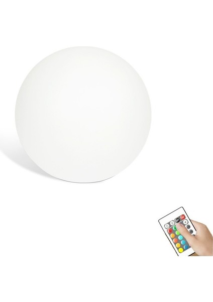 Uzaktan Kumandalı LED Kısılabilir Yüzen Havuz Işıkları Topu 16 Rgb Renk ve 4 Mod Şarj Edilebilir ve Su Geçirmez 25 cm (Yurt Dışından)