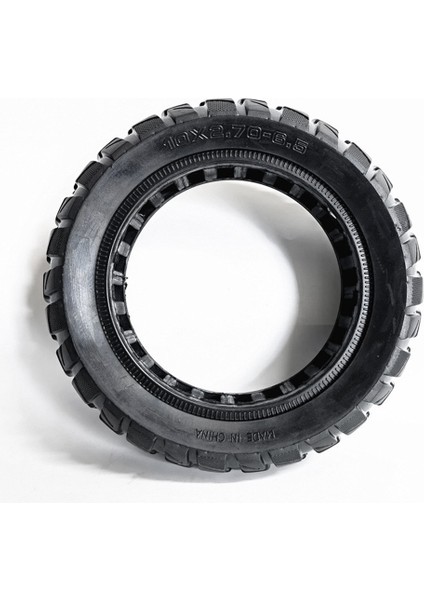 10 Inç 70/65-6.5 Katı Lastik Lastik Elektrikli Scooter Yedek Aksesuarlar (Yurt Dışından)