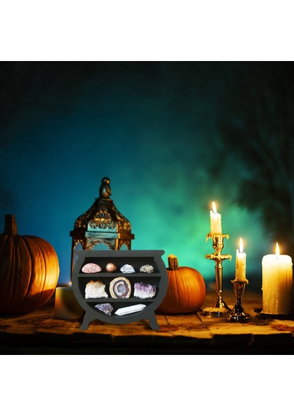 Oturma Odası Dekorasyonunda Kullanılan Ahşap Çerçeve, Cam Esansiyel Yağ Depolama Rafı, Duvar Düzenleyici (Yurt Dışından) fiyatları