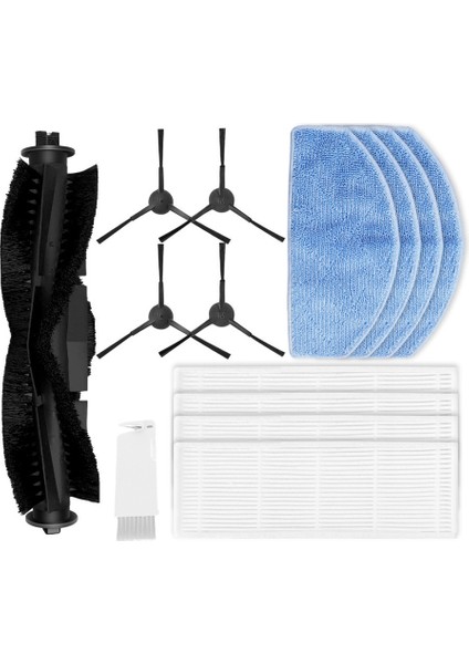 G8000, G8000 Pro / G20 Robot Süpürge Yedek Yedek Parça Ana Yan Fırça Hepa Filtre Paspas Bezi (Yurt Dışından)