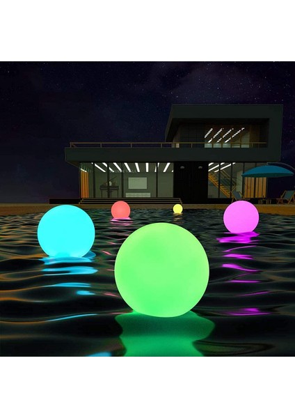 Uzaktan Kumandalı LED Kısılabilir Yüzen Havuz Işıkları Topu 16 Rgb Renk ve 4 Mod Şarj Edilebilir ve Su Geçirmez 25 cm (Yurt Dışından) fırsatları