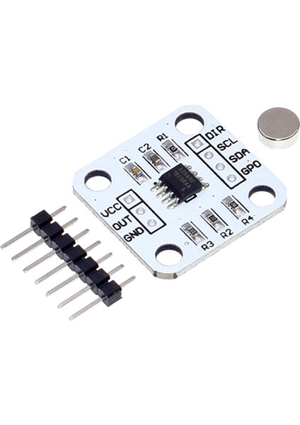 3 Adet AS5600 Kodlayıcı 12 Bit Hassas Manyetik Indüksiyon Açısı Ölçüm Sensörü Modülü Elektronik Bileşenler (Yurt Dışından) indirimleri
