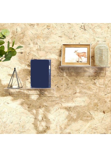 Duvar Depolama Için 4 Şeffaf Akrilik Raf, Duvara Monte Yüzer Raflar, Çocuk Kitaplığı, Ekran Duvar Rafları (Yurt Dışından) fırsatları