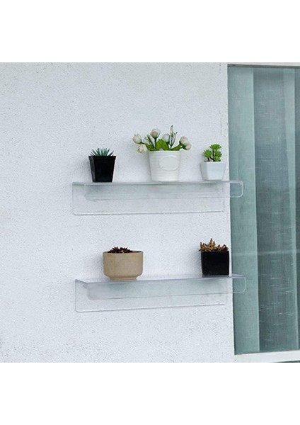 Duvar Depolama Için 4 Şeffaf Akrilik Raf, Duvara Monte Yüzer Raflar, Çocuk Kitaplığı, Ekran Duvar Rafları (Yurt Dışından) indirimleri