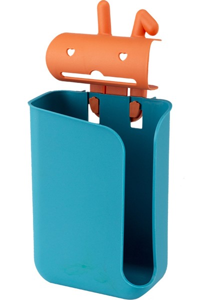 Basit Deliksiz Duvara Monte Karikatür Çöp Torbası Saklama Kutusu Mutfak Çöp Torbası Saklama Kutusu Alışveriş Çantası Saklama Kutusu B (Yurt Dışından) fiyatları