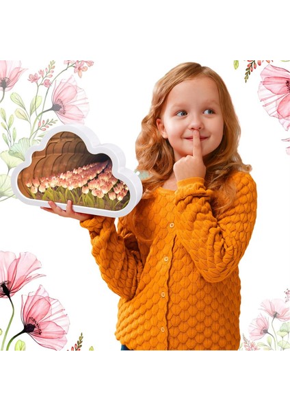 Takım Bulut Ayna Lale Lambası El Yapımı Dıy Lale Gece Lambası Simülasyon Çiçek Işıkları Odası Süslemeleri Pembe (Yurt Dışından) fırsatları