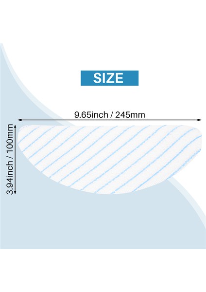 Robotlu Süpürge Için 25 Adet Tek Kullanımlık Mikrofiber Paspas Pedleri Ozmo T8 / T8+/ T8 / N8/ N8 Pro/ N8 Pro+ (Yurt Dışından)