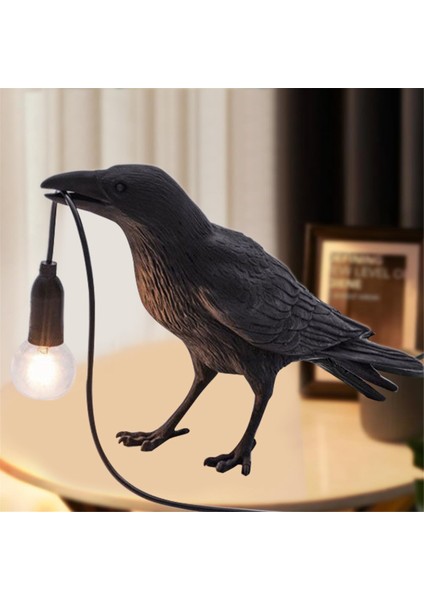 Abd Tak, Karga Lambası-Kuzgun Masa Lambası, Ampullü, Gotik Karga Işığı - Başucu Yatak Odası Oturma Odası Dekorasyonu Için Kuzgun Dekor (Yurt Dışından) fırsatları