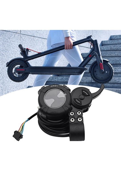 Damao MA01 Elektrikli Scooter LCD Ekran Gösterge Paneli Ölçer 36V-72V Mafsal Gaz Anahtarı Elektrikli Scooter Parçaları (Yurt Dışından)