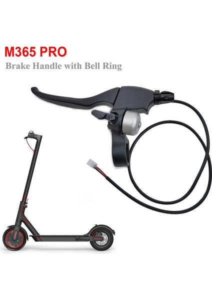 2 In 1 Elektrikli Scooter Fren Kolu Fren Kolu, Alüminyum Alaşımlı Çan Halkası ile 8.5 Inç Scooter Aksesuarları (Yurt Dışından) fiyatları