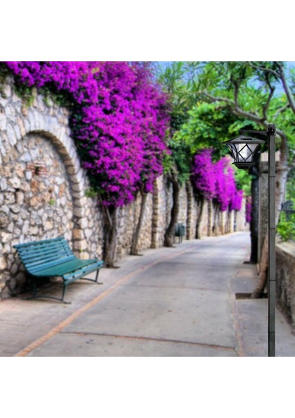 1.5m LED Güneş Enerjili Geleneksel Bahçe Lambası Direği Elektrik Direği Fener Işığı Dekoru (Yurt Dışından) fiyatları