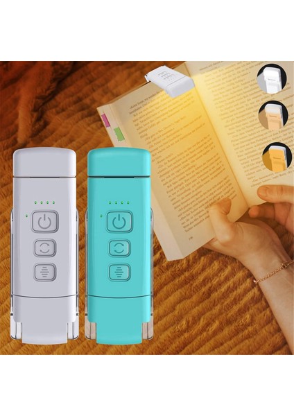 2 Paket Okuma Işığı, 5 Parlaklık Ayarlanabilir, Taşınabilir Şarj Edilebilir Kitap Işığı, Çocuklar Için Gece Kitabı Için 30/60 Dakika Zamanlayıcı (Yurt Dışından)