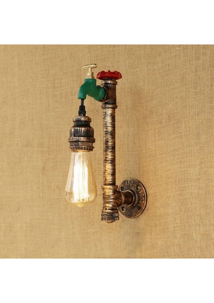 E27 Duvar Aplik Retro Loft Vintage Steampunk Boru Duvar Lambası Cafe Bar Kulübü Başucu Koridor Koridor Restoran Duvar Lambası (Yurt Dışından) modelleri