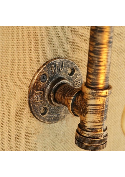 E27 Duvar Aplik Retro Loft Vintage Steampunk Boru Duvar Lambası Cafe Bar Kulübü Başucu Koridor Koridor Restoran Duvar Lambası (Yurt Dışından) fırsatları