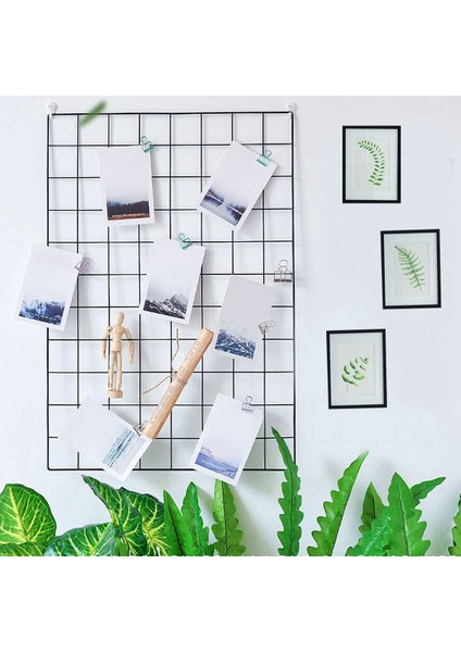 2 Paket Izgara Duvar Panelleri Metal Tel Fotoğraf Rafı Resim Asmak Için Çok Fonksiyonlu Ekran Organizatör, Dıy, Dekorasyon (Siyah, Işıklı) (Yurt Dışından) fiyatları