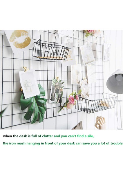 2 Paket Izgara Duvar Panelleri Metal Tel Fotoğraf Rafı Resim Asmak Için Çok Fonksiyonlu Ekran Organizatör, Dıy, Dekorasyon (Siyah, Işıklı) (Yurt Dışından) modelleri