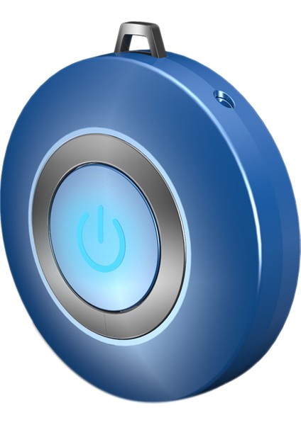 Kişisel Hava Temizleme Cihazı Kolye, USB Taşınabilir Hava Temizleme Cihazı, Giyilebilir Mini Negatif Iyon Oda Parfümü, Radyasyon Yok Düşük Gürültü Mavi (Yurt Dışından)