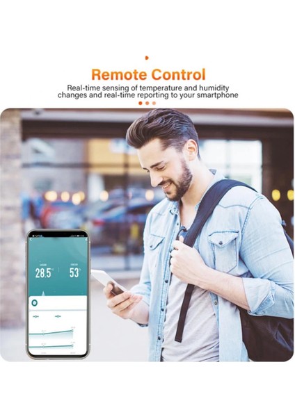 Çok Fonksiyonlu Graffiti Akıllı Zigbee Sıcaklık Nem Sensörü Taşınabilir Ev Akıllı Bağlantı Sensörü (Yurt Dışından)