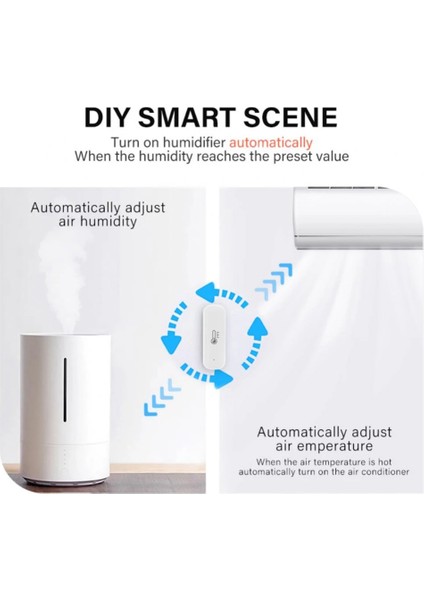 Çok Fonksiyonlu Graffiti Akıllı Zigbee Sıcaklık Nem Sensörü Taşınabilir Ev Akıllı Bağlantı Sensörü (Yurt Dışından) modelleri