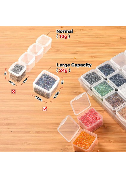 30 Izgaralar Depolama, Alet Kapları Plastik Boncuk Organizatör Elmas Nakış Aksesuarları, Sadece Kutu (Yurt Dışından) indirimleri