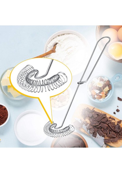 4 Parça Çırpma Yumurta Küçük Çırpma Kırbaç Paslanmaz Çelik Yumurta Çırpma Düz Bahar Bobin Çırpma Yumurta Köpürtücü, Süt ve Yumurta Çırpıcı (Yurt Dışından)