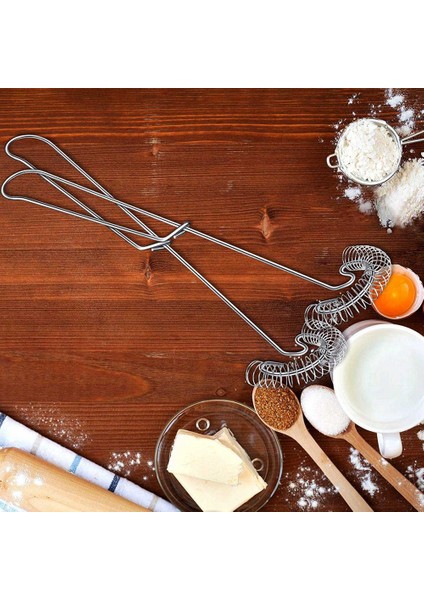 4 Parça Çırpma Yumurta Küçük Çırpma Kırbaç Paslanmaz Çelik Yumurta Çırpma Düz Bahar Bobin Çırpma Yumurta Köpürtücü, Süt ve Yumurta Çırpıcı (Yurt Dışından)
