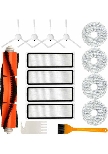 Robot Vakum Için X10 + X10 Artı B101GL Yedek Parça Aksesuarları Ana Yan Fırça Hepa Filtre Toz Torbası Bez Paspas (Yurt Dışından)