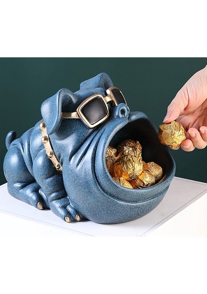 Ev Odası Dekoru, Serin Köpek Heykeli, Heykel, Masa Dekorasyonu, Masa Çeşitli Eşyalar Saklama Kutusu, Takı Saklama Süsleri-B (Yurt Dışından) fırsatları