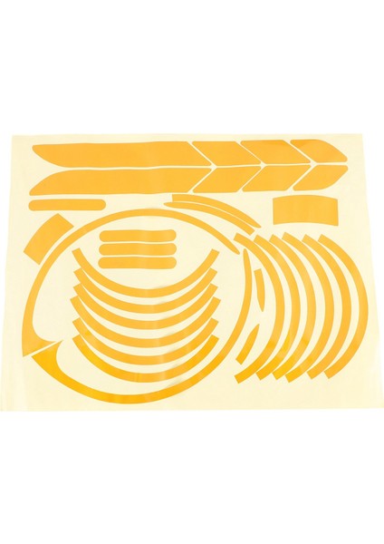 Takım Yansıtıcı Çıkartmalar Scooter Tam Set Çıkartmalar Ninebot Max G30 Kickscooter Katlanabilir Çıkartmalar (Sarı) (Yurt Dışından)