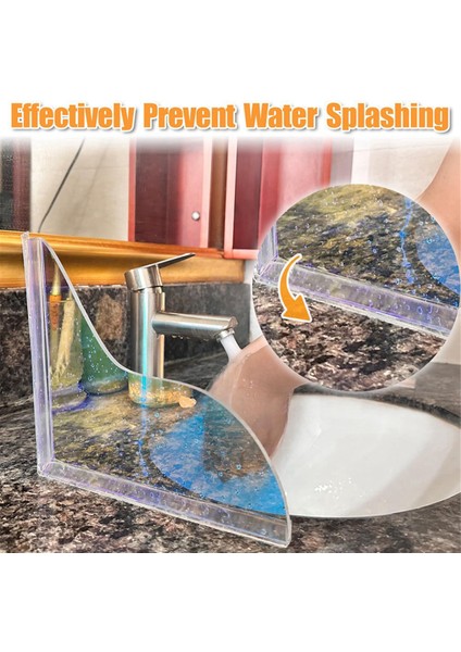 Duş Suyu Sıçrama Koruması, Köşe Su Koruması 2 Adet, Küvet Için Sıçrama Koruması, Küvet Için Sıçrama Koruması Renkli Parlayacak (Yurt Dışından) fiyatları